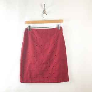 Kelly & Diane Vintage Faux Suede Pencil Skirt 8P